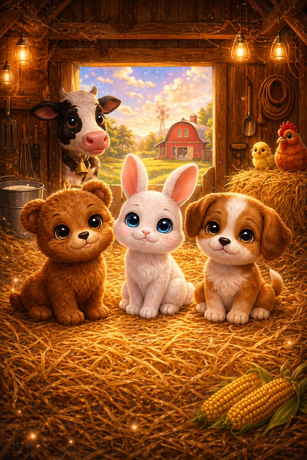 Milo, Luna en Binky in de Magische Boerderijstal